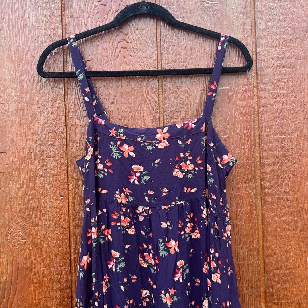 Natural Life Purple Floral Patti Maxi Dress SIZE XS/Small boho Spring Western - Picture 7 of 8